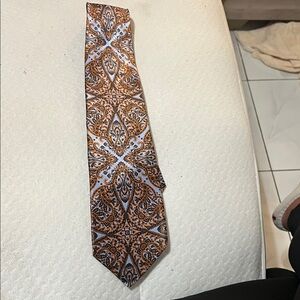 Stefano Ricci luxury collection Tie in Copper and Blue